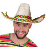 Mexický slamenný klobúk sombrero Fiesta